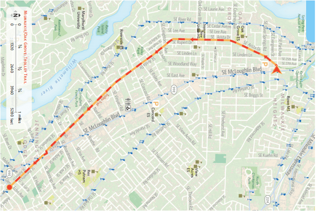 Trolley Trail Map