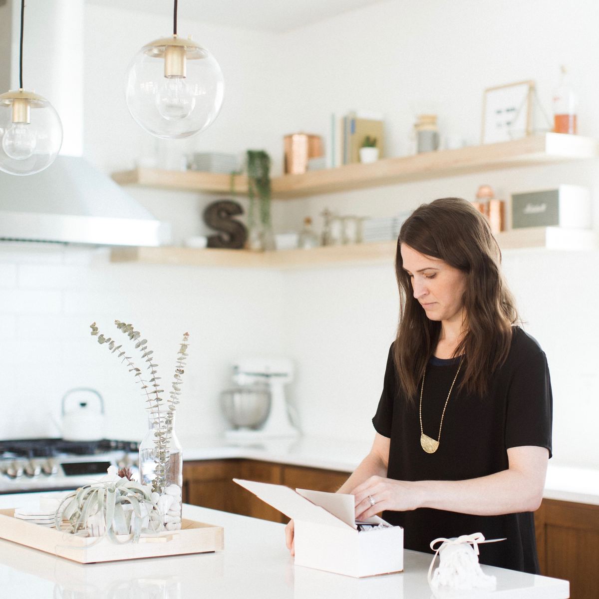 Emily at Work for Urban Oreganics